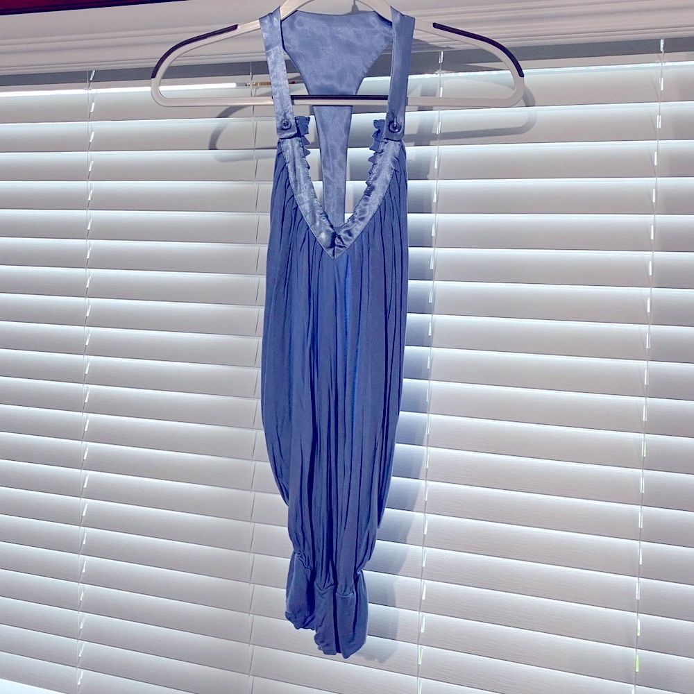 Blue tank top blouse